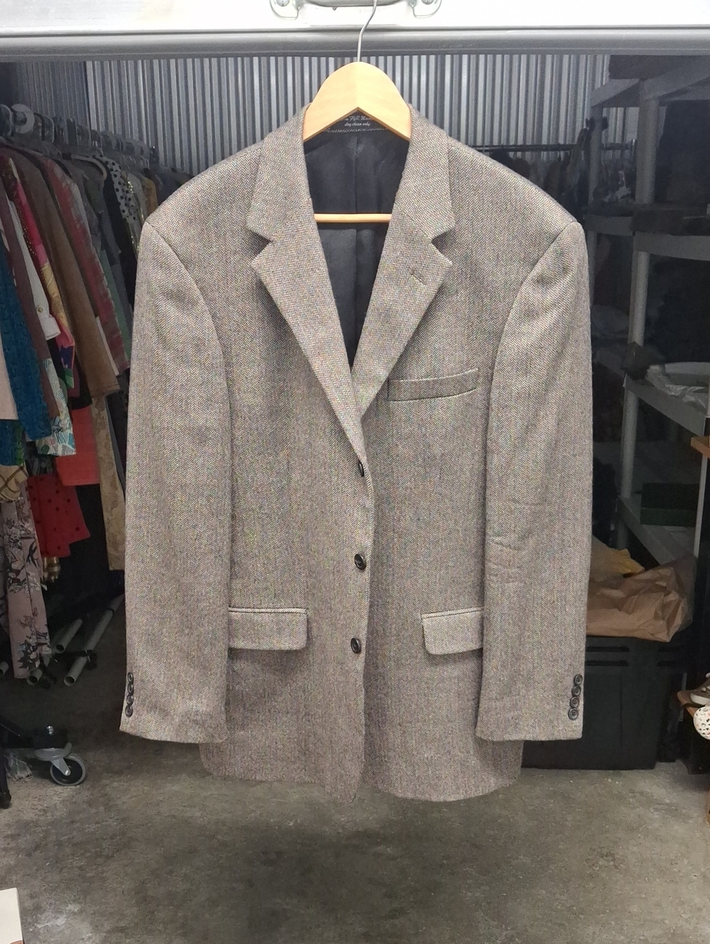 Andrew Fezza Brown-Gray Tweed Sport Coat